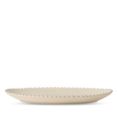 Pearl Cream Oval Serving Platter