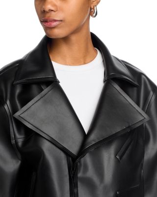 Faux Leather Moto Jacket