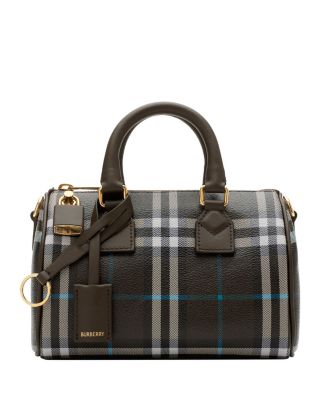 Burberry - Mini Check Bowling Bag