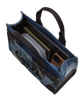 【COACH】Medium Patchwork Denim Cargo Tote Bag COACH Medium Cargo Tote Bag with Patchwork | Bloomingdale's