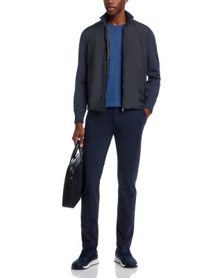 Rogy Regular Fit Color Block &amp; Fabric Jacket