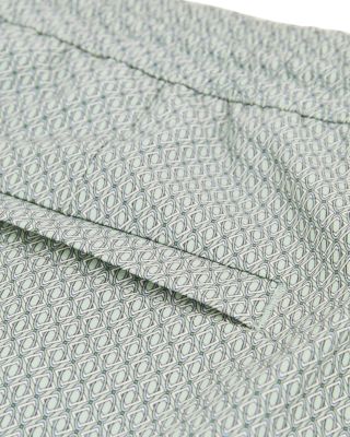 Tito Drawstring Geometric Printed Swim Trunks