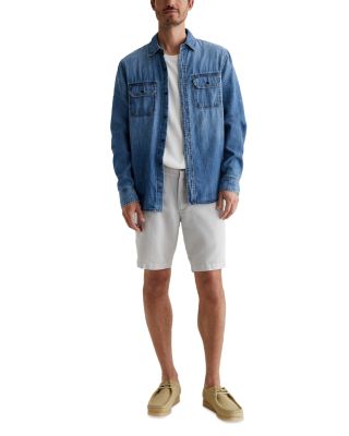 The Wanderer Slim Fit Linen Shorts