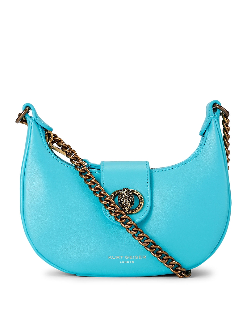 KURT GEIGER CHELSEA SMALL LEATHER HOBO CROSSBODY