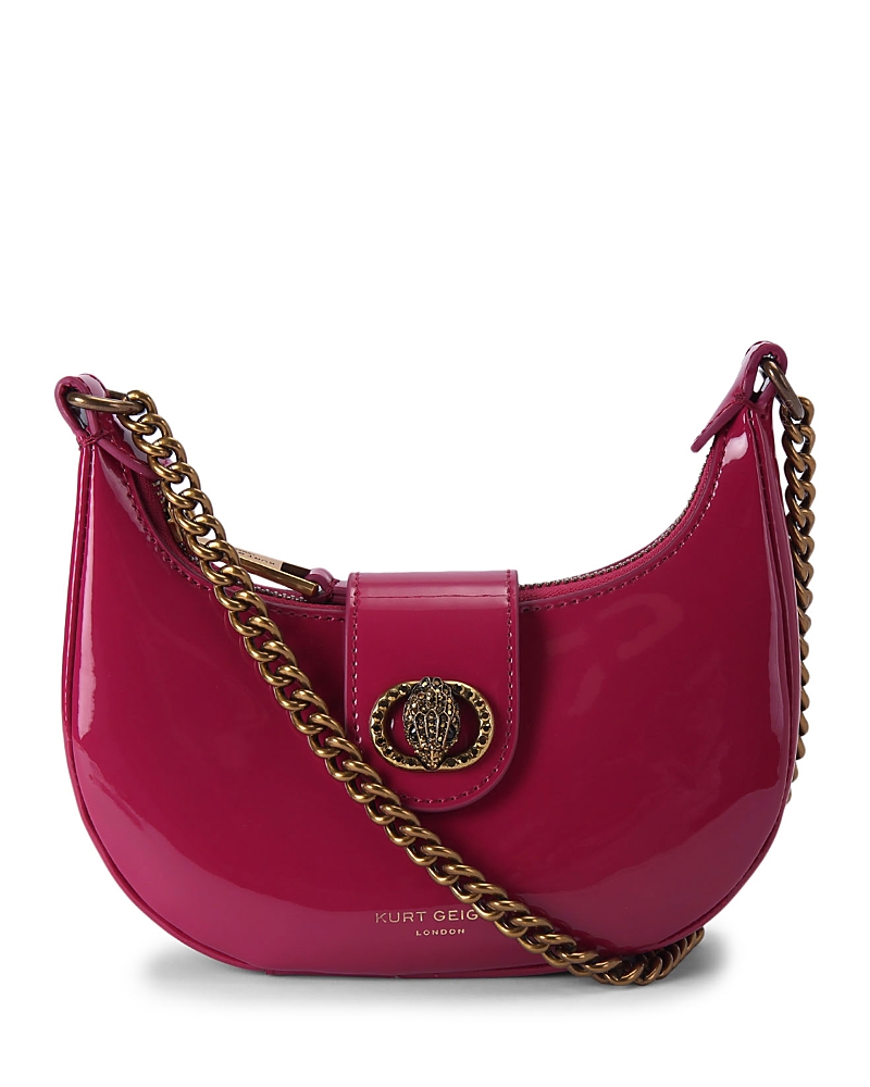 KURT GEIGER CHELSEA SMALL LEATHER HOBO CROSSBODY