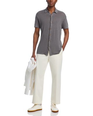 Ola Linen Knit Regular Fit Button Down Shirt