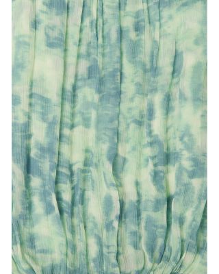 Dashes Brush Marks Midi Dress