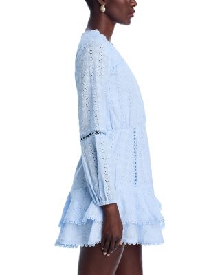 Eyelet Mini Dress - Exclusive