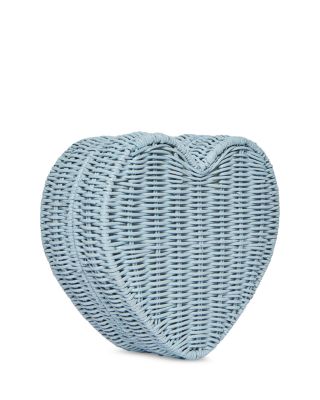 Sisal Straw Heart Crossbody 