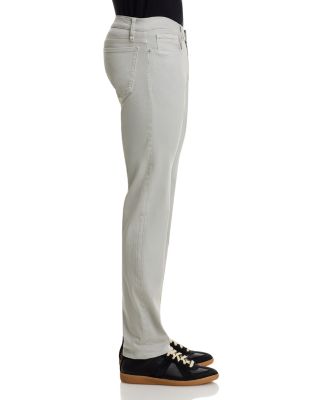 L'Homme Slim Fit Brushed Twill Jeans in Cloud Gray