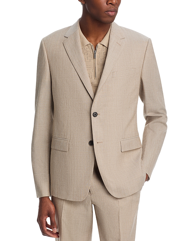 Theory Chambers Melange Solid Slim Fit Suit Jacket In Light Walnut