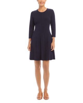 Three Quarter Sleeve Jersey Dress