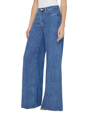 Quincy High Rise Wide Leg Jeans in Glendora