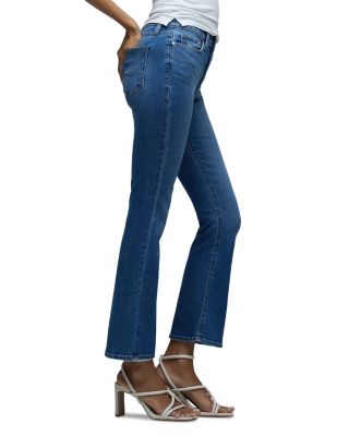 Barbara High Rise Bootcut Crop Jeans in Pleasant