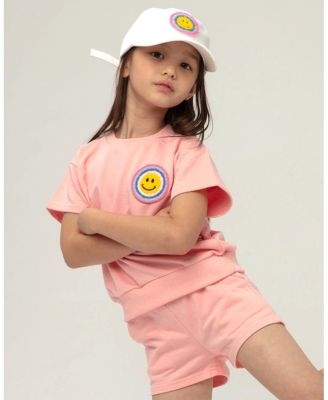  Girls' Multi Smile Sweatshirts Set - Little Kid, Big Kid