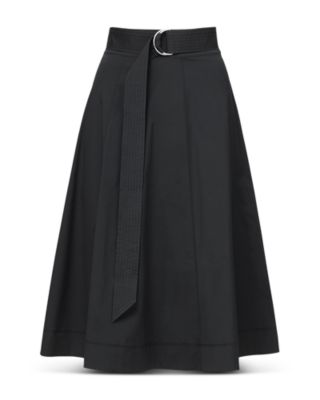 Facia Belted Skirt