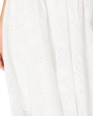 Embroidered Eyelet Dress