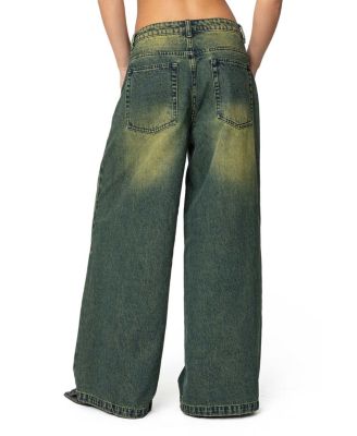 Shawn Low Rise Blue Washed Jeans
