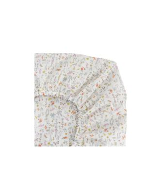  Liberty Fabric Theo Pink Print Fitted Sheet, Crib