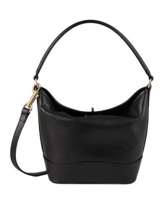 Small Leather Bucket Bag