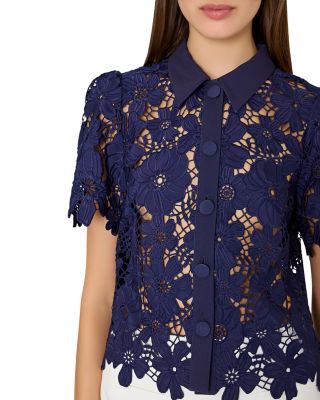 MILLY - Addison Roja Lace Top