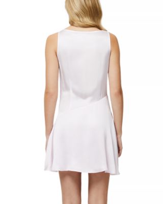 Oona Satin Asymmetric Mini Dress