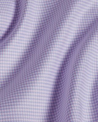 Slim Fit End on End Twill Check Dress Shirt