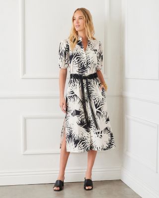 Puff Sleeve Shirt Dress