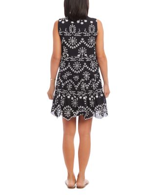 Sleeveless Eyelet Dress