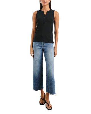 Mayla Sleeveless Henley Top