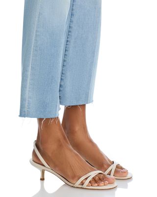 Kendra High Rise Cropped Flare Jeans in Dorian