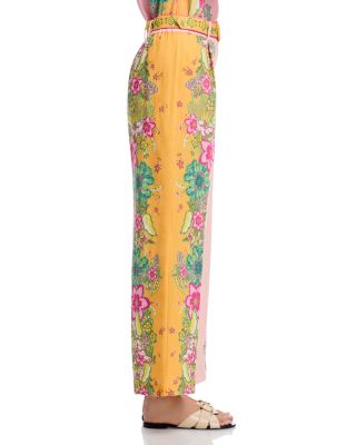 Printed Wide Leg Pants