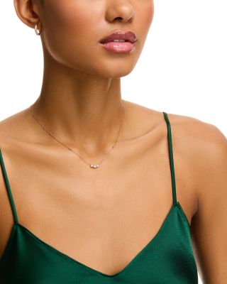 Diamond Pendant Necklace in 14K Yellow Gold, 0.34 tcw