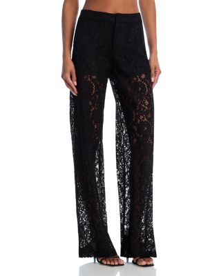 L'AGENCE - Livvy Lace Straight Leg Trousers