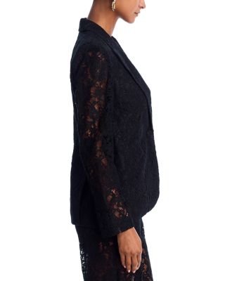 Chamberlain Lace Blazer, Aislin Lace Bralette Top & Livvy Lace Straight Leg Trousers