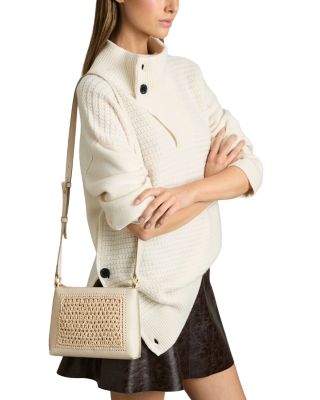 Bernice Raffia Leather Bag