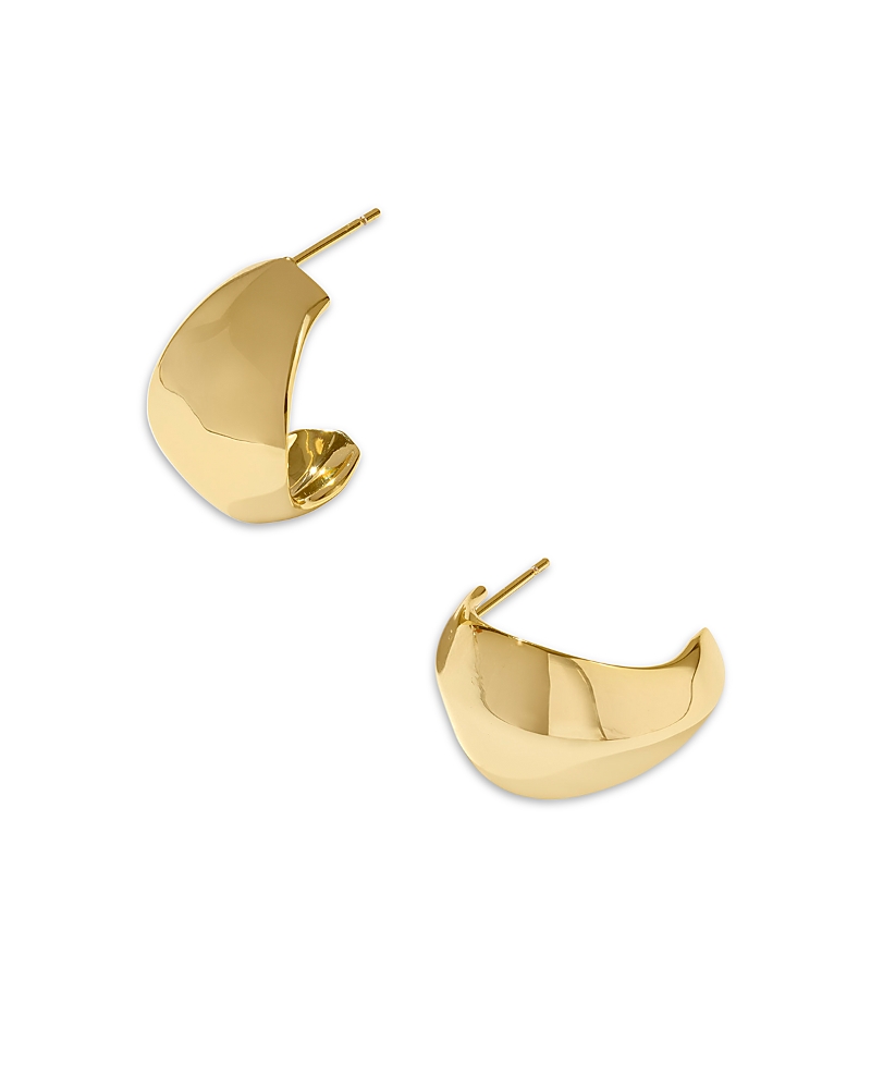 Kendra Scott 14k Gold-plated Chunky J-hoop Earrings In Gold