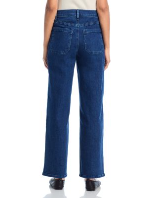 Le Slim Palazzo Modernist Pocket Jeans in Loner