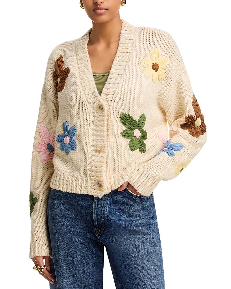 Blanknyc Sweet Soul Cardigan Cream Combo In Sweet Soul