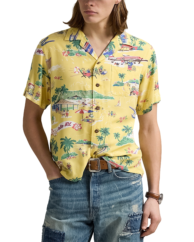 Polo Ralph Lauren Classic Fit Polo Bear Camp Shirt