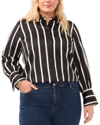 VINCE CAMUTO - Striped Blouse