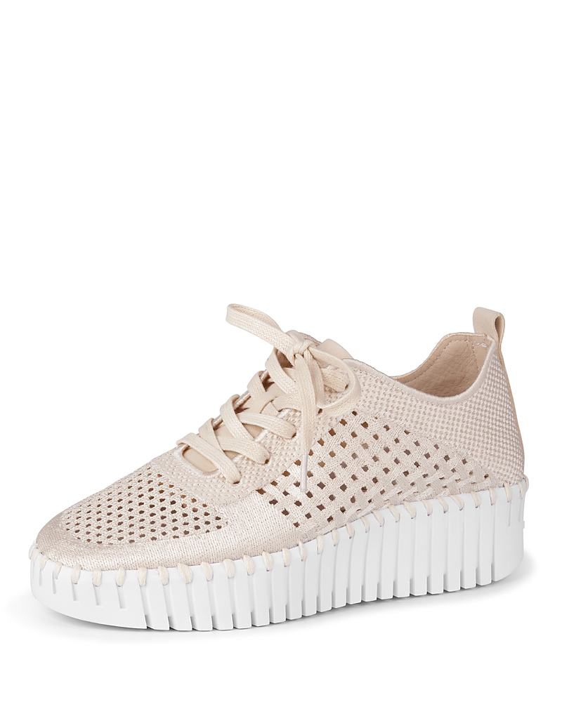 Ilse Jacobsen Women's Tulip Woven Platform Sneakers