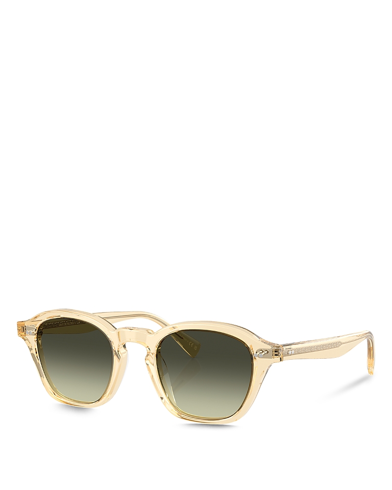 Oliver Peoples Eyles Round-frame Sunglasses In Black