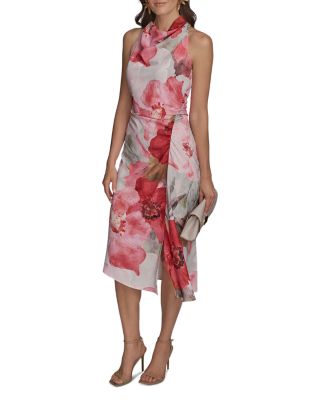 Asymmetric Midi Dress