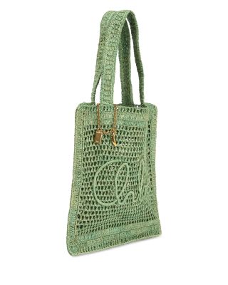 Summer Banana Raffia Tote