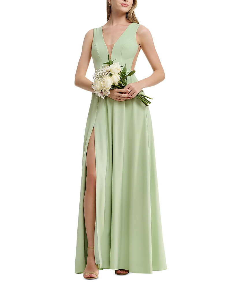 DRESS THE POPULATION DRESS THE POPULATION KATRINA CUT OUT MAXI DRESS