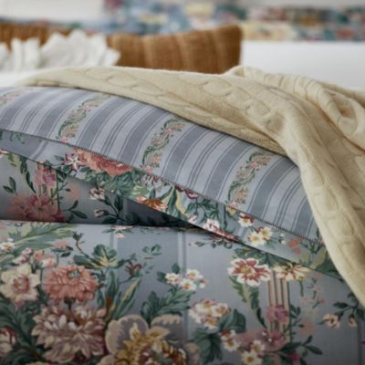 Adalia Floral Cotton Duvet Cover, King