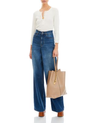 Spin Large Leather Tote