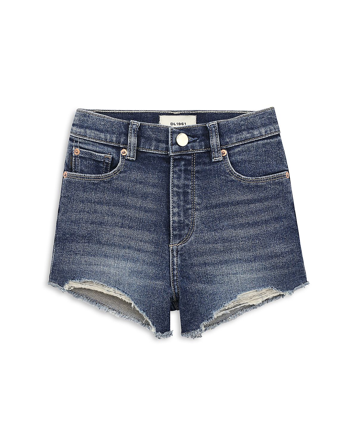 DL1961 Girls' Lucy Cutoff Shorts - Little Kid