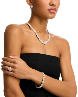 Diamond Pav&eacute; Cluster Ring in 14K White Gold, 1.50 tcw